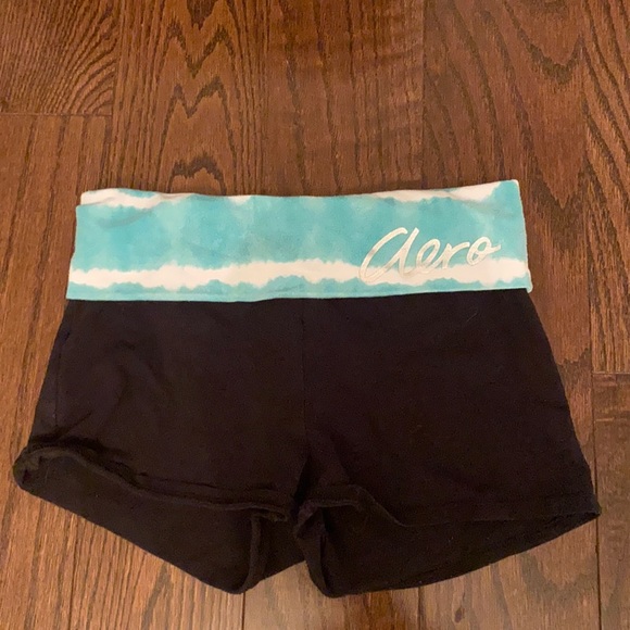 Black with blue printed waist band shirt shorts from Aero in size XS! - Picture 1 of 3